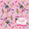 20 Napkins "Our First Day of School" Pink for School for Girls | First Day of School | Table Decoration | Schn, dass Du bei bist, German Production 33 x 33 cm view 4
