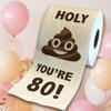 Funny Birthday Rolls, 60th Birthday Gift for Men, Gifts Ideas for 60th Birthday (80th) view 2