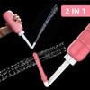2PCS-Pack 2-in-1 Portable Bidet Vaginal Douche,450ml Travel Bidet Bottle Perineal Bottle for Postpartum Care view 2
