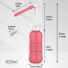 2PCS-Pack 2-in-1 Portable Bidet Vaginal Douche,450ml Travel Bidet Bottle Perineal Bottle for Postpartum Care view 4