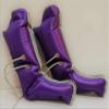 Home relaxation Leg Air Massager for Foot and Calf Circulation Massage with Handheld Controller Time Setting, Pressure Regulation, Orange, Purple and Gray,Purple view 1
