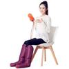 Home relaxation Leg Air Massager for Foot and Calf Circulation Massage with Handheld Controller Time Setting, Pressure Regulation, Orange, Purple and Gray,Purple view 4