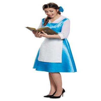 Adult Belle Blue Costume Dress X-Large
