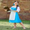 Adult Belle Blue Costume Dress X-Large view 2