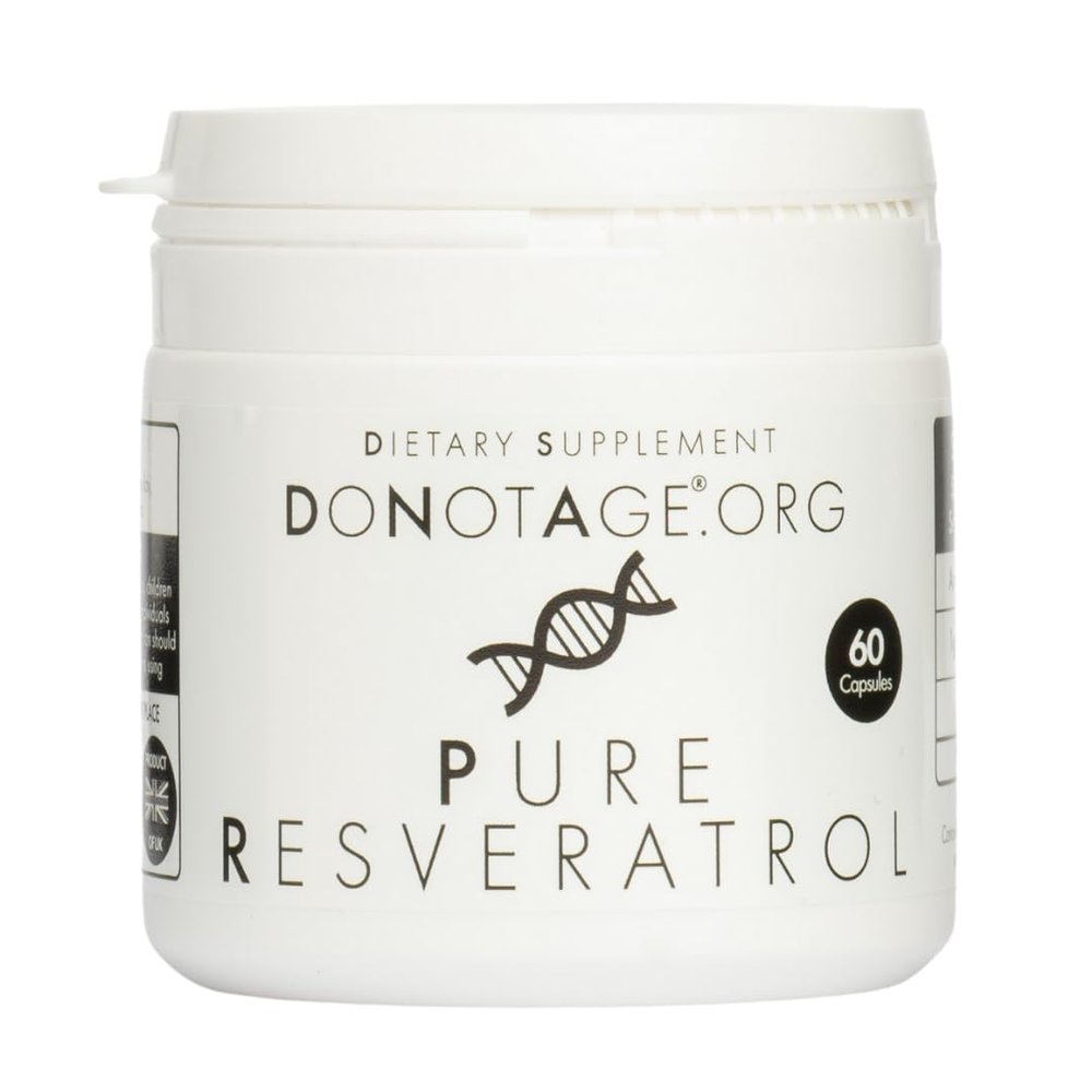 Do Not Age Pure Resveratrol | 60 Capsules | 1000mg per Serving