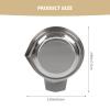Cabilock 4 pcs Powder Pans Weighing Boats Scale Pan Metal Weighing Dishes for Reloading Scale view 2