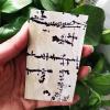 Kigauru Natural crystal rough Natural Stone Drawing Stone Tablet Collection Home Ornament Chakra Spiritual Meditation Healing (Color : A16 152g 65-115mm) view 3
