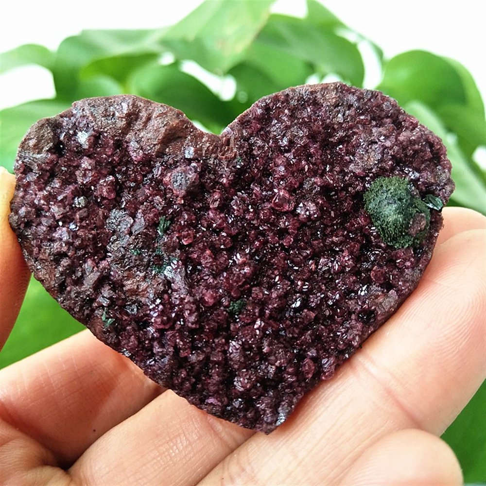 Kigauru Natural crystal rough Natural Mineral Cobalt Calcite Raw Stone Crystal Heart Home Decor Pink and Purple Gemstones Energy Healing (Color : A25 74g)