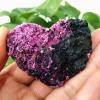 Kigauru Natural crystal rough Natural Mineral Cobalt Calcite Raw Stone Crystal Heart Home Decor Pink and Purple Gemstones Energy Healing (Color : A25 74g) view 3