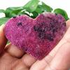 Kigauru Natural crystal rough Natural Mineral Cobalt Calcite Raw Stone Crystal Heart Home Decor Pink and Purple Gemstones Energy Healing (Color : A25 74g) view 4