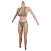 LIFI Crossdressing Silicone Bodysuit E Cup Ankle Length Silicone Breast for Crossdressers Drag Queen Transgender (Color 3, Gel Filling) view 1
