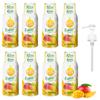 8 Pack - FruttaMax Mango Syrup | Less Sugar | 60% Real Fruit Concentrate | Suitable for soda Machine 8x500ml view 1