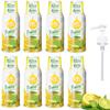 8 Pack - FruttaMax Lemon and Lime Syrup | Less Sugar | 60% Real Fruit Concentrate | Suitable for soda Machine 8x500ml view 1