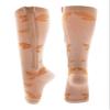 CRETUAO 2 Pair Zipper Women Compression Stockings Burn Fat Socks Open Toe Girl Compression Slim Beauty Leg,Butterfly Print,L/XL view 3