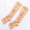 CRETUAO 2 Pair Zipper Women Compression Stockings Burn Fat Socks Open Toe Girl Compression Slim Beauty Leg,Butterfly Print,L/XL view 4