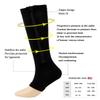 CRETUAO 2 Pair Zipper Women Compression Stockings Burn Fat Socks Open Toe Girl Compression Slim Beauty Leg,Black,XXL view 2