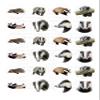 24 edible Badgers Badger British Wildlife kids childrens party decorations Iced/Icing Cupcake Topper Edible Fairy Cake Bun Toppers Round view 2