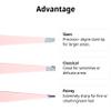 3 Pcs Eyebrow Tweezers, Ingrown Hair Remover, Stainless Steel Precision Tweezers Set for Eyebrows, Blackhead, Splinters, Facial and Ingrown Hair (Pink) view 2