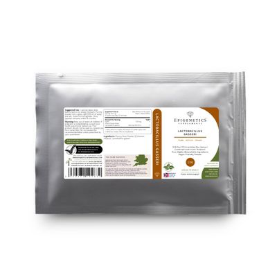 Lactobacillus Gasseri 15g | 5 Billion CFU Probiotic + Chicory Root Prebiotic (Inulin) | Vegan Friendly Powder UK Made | 1g Daily (15 Servings)