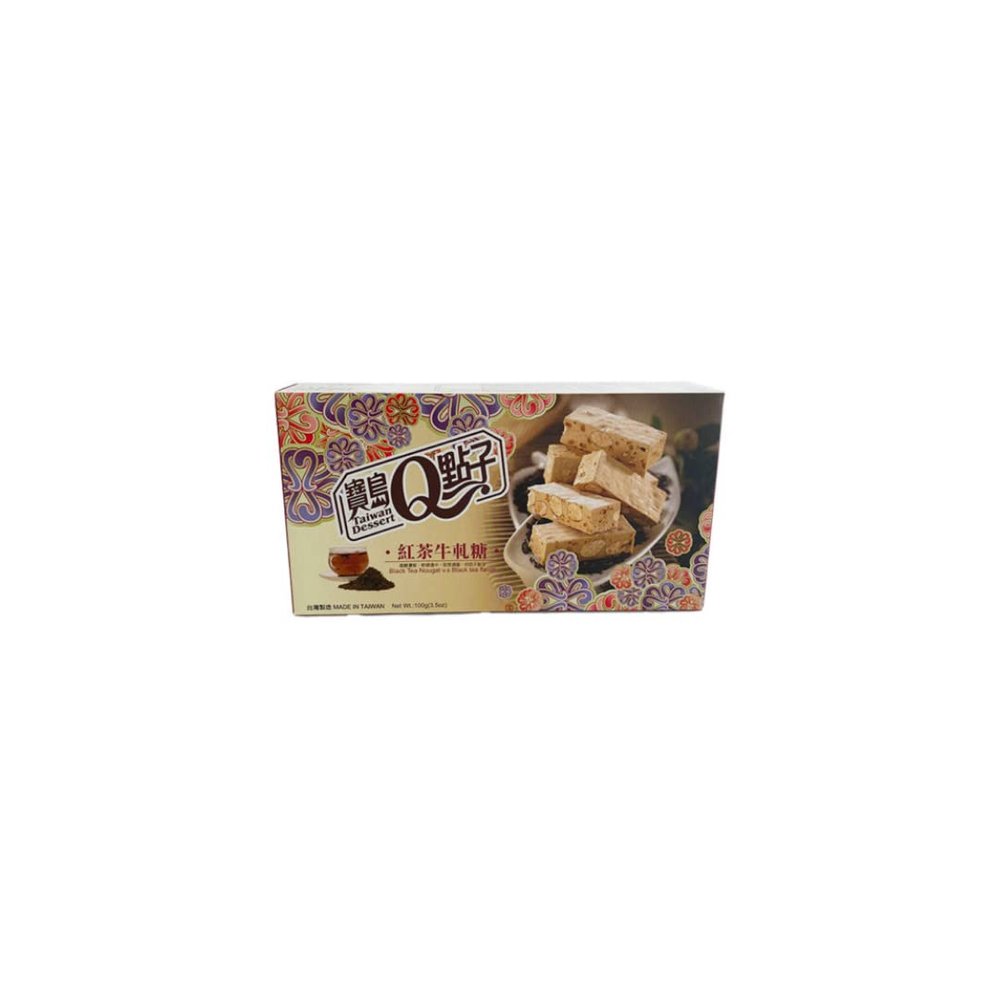 Taiwan Dessert Nougat (Black Tea Flavour) 100gr x 5 Pack