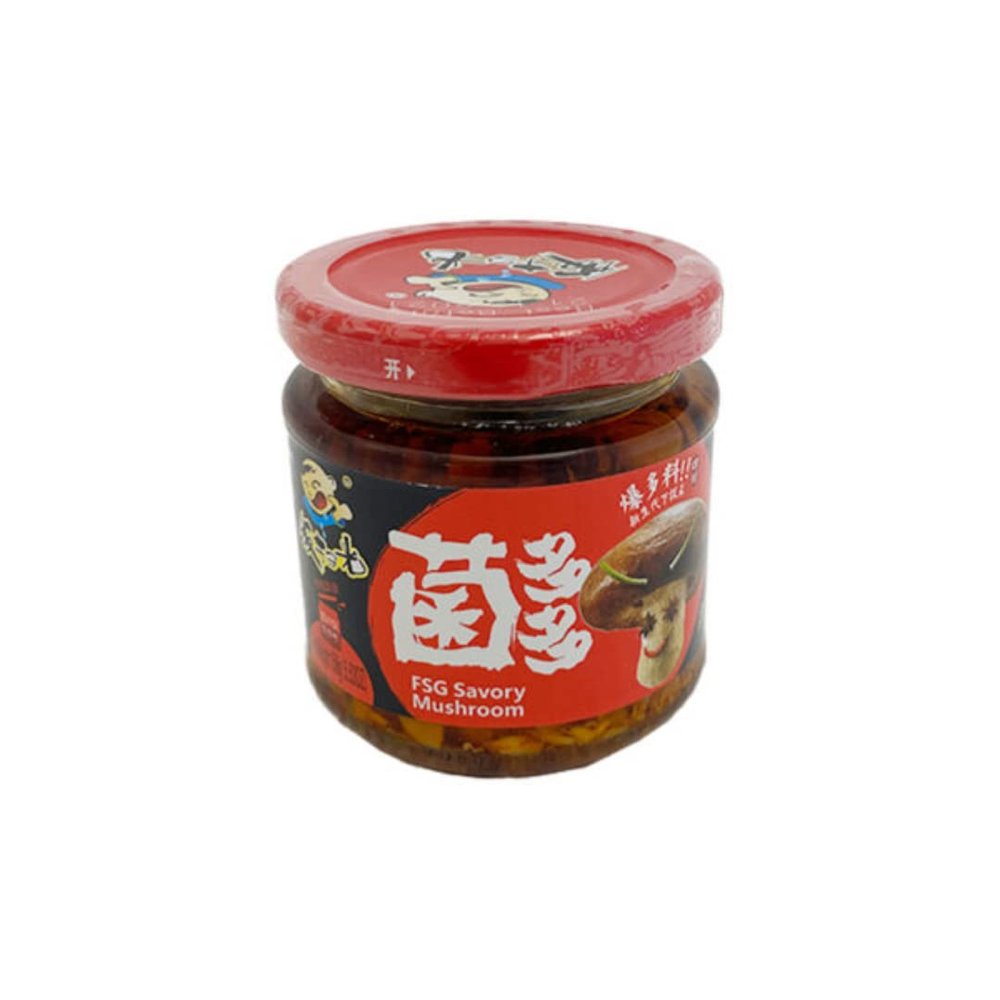 Fansaoguang Savoury Mushroom Jar 158g x 10 Pack  Chinese Preserved Mushrooms  Ready to Eat  Authentic Asian Flavour  Bulk Value Pack