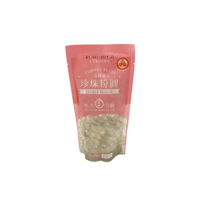 Wufuyuan Tapioca Pearl-Lychee 250gr x 4 pack