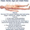 DACUN Male Patient Care Manikin 5.57ft Life Size Full Body Nursing Skills Training Manikin Training Manikin for Educational Teaching Research view 2