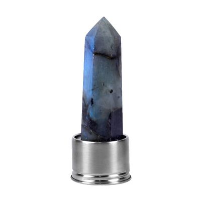 Youther Bamboo Natural Crystal Column Energy Healthy Water Cup Glass Bottle Crystal Obelisk Wand Natural Gemstone Quartz,elongated stone