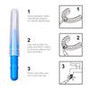 35 Pieces Interdental Brush,Toothpicks Tooth Flossing Head Oral Dental Hygiene Brush,Teeth Cleaner Dental Floss Stick Tooth Cleaning ToolBraces Dental Brush Flosser for Cleaner Interdental Brush view 3