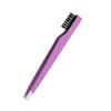 1pcs Double-head Bevel Eyebrow Tweezer Clip Brush Eyebrow Trimming Tool Stainless Steel Beauty Tools for Beauty Salon Home Use view 1