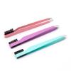 1pcs Double-head Bevel Eyebrow Tweezer Clip Brush Eyebrow Trimming Tool Stainless Steel Beauty Tools for Beauty Salon Home Use view 3