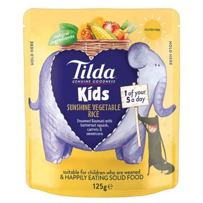 Tilda Kids Sunshine Vegetable Rice 125gr x 10 Pack