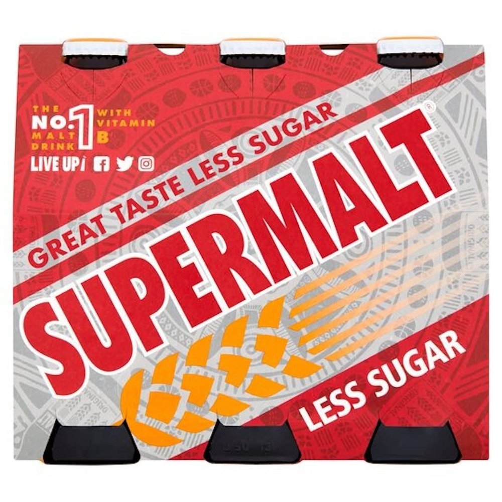 Supermalt Malt Drink 6 X 330ml x 2 Pack