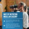 DY Nutrition Micellar Casein Protein Powder | Slow-Release Night-Time Recovery | 25.5g Protein Per Serving | Supports Muscle Growth, Satiety & Bone Health | Unflavoured, 907g (30 Servings) view 2