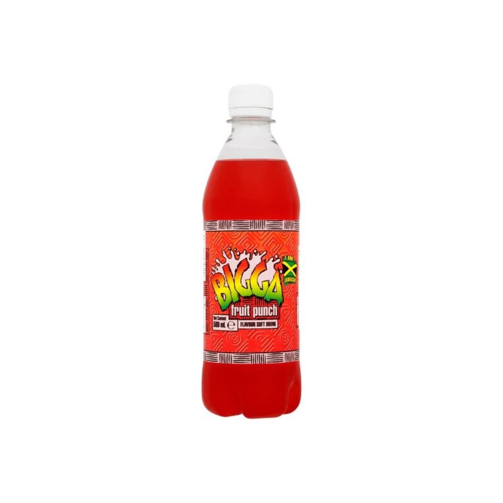 Bigga Fruit Punch Soft Drink 500ml x 10 Pack