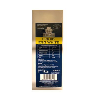 Chefs Brigade Liquid Egg White 1lt x 2 Pack