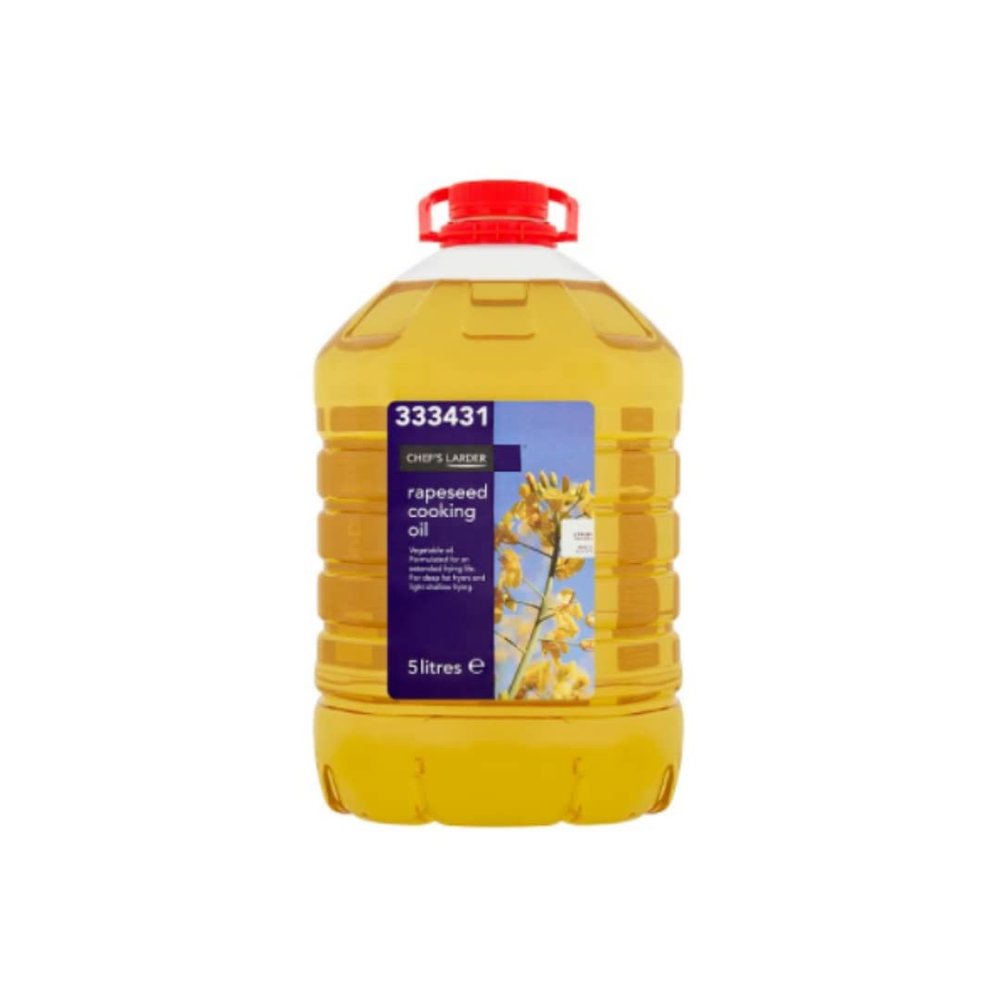 Chef's Larder Rapeseed Cooking Oil 5 Litres x case of 3