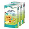 Fleur Alpine Baby Biscuits With Apple Juice - 18x2 Yummy Organic Baby Snacks for Delicious Smooth Breakfast Porridge Or Daytime Snack | Easy Whole Grain Snack Biscuits with No Added Sugar | 6 Mths view 1