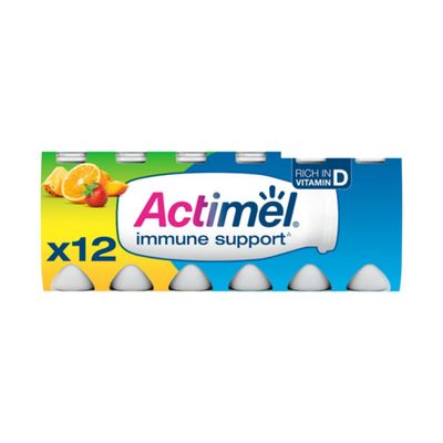 Danone Actimel Multifruit Drink 12X100gr x 2 pack