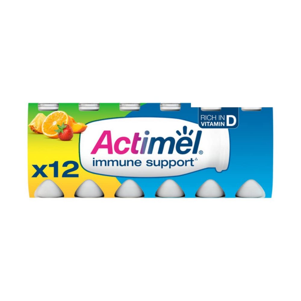 Danone Actimel Multifruit Drink 12X100gr x 2 pack