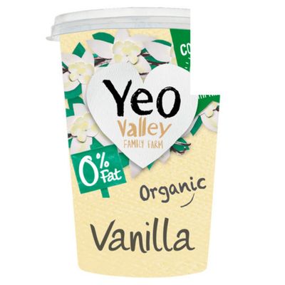 Yeo Valley 0% Fat Vanilla Yoghurt 450gr x 5 Pack
