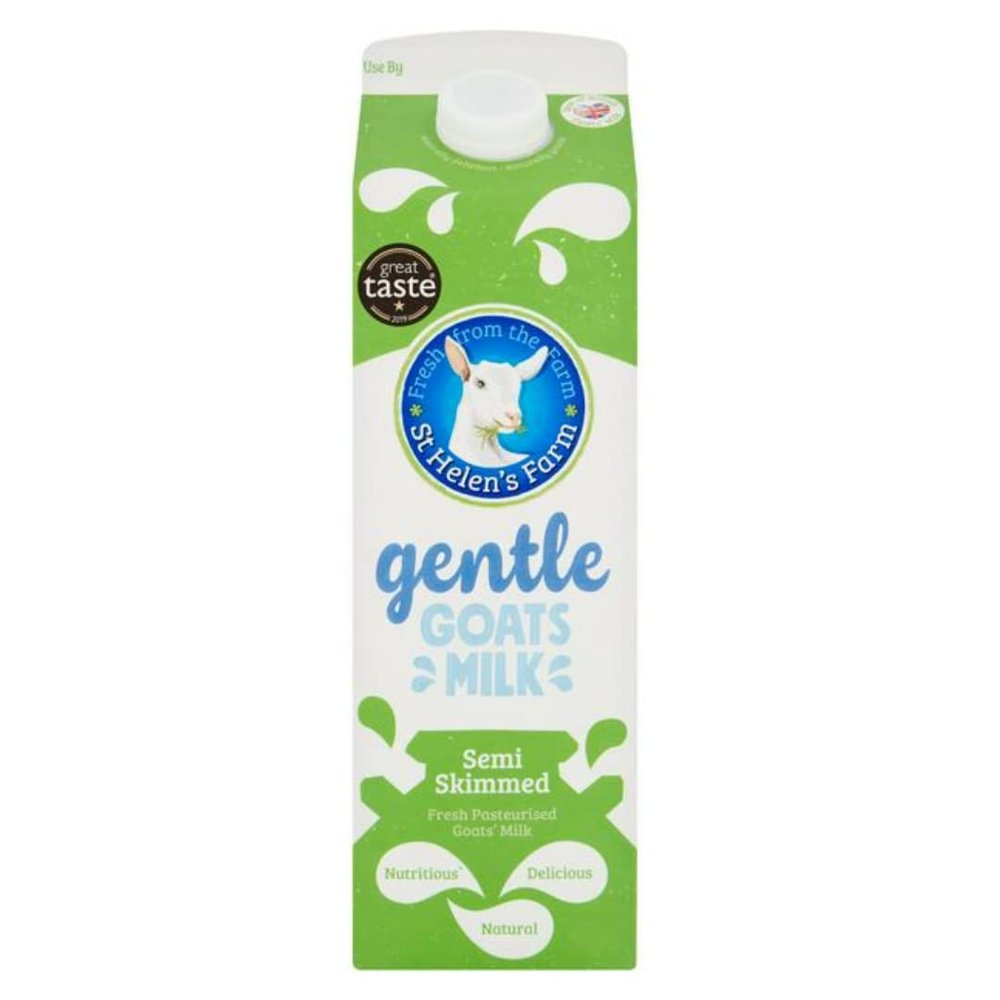 St Helen's Fresh Skimmed Goats Milk 1lt x 5 Pack