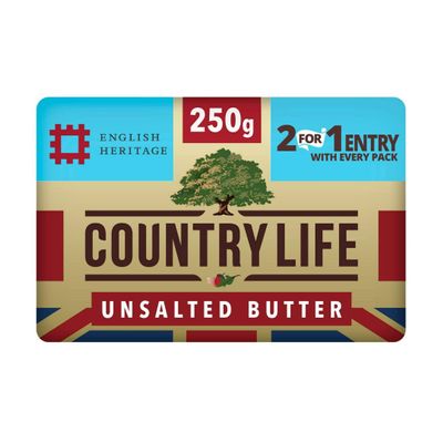 Countrylife Butter Unsalted 250 gr x 10 pack