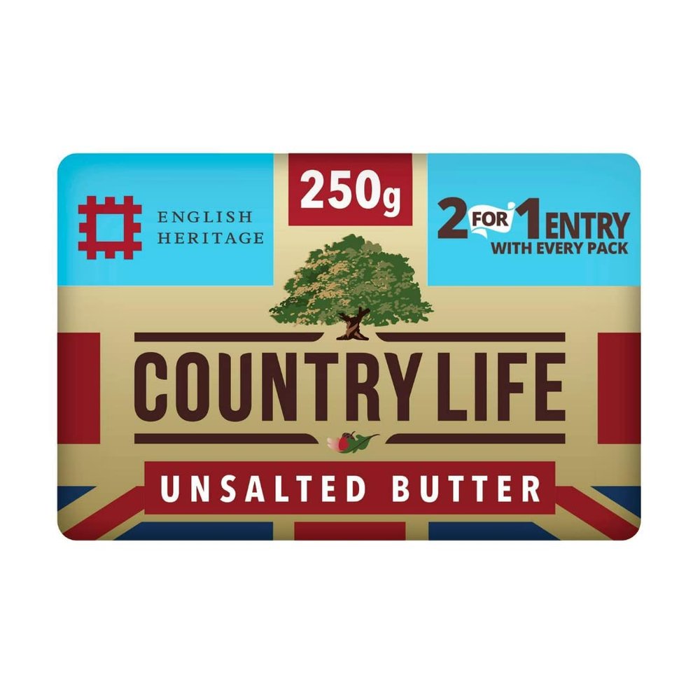 Countrylife Butter Unsalted 250 gr x 10 pack