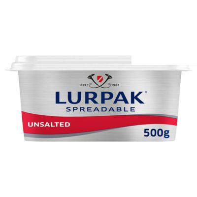 Lurpak Unsalted Spreadable 500gr x 3 pack