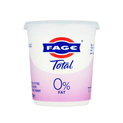 Fage Total 0% Fat Strained Greek Yoghurt  150g Pots, Pack of 10 | Thick, Creamy Fat-Free Greek Yogurt | High Protein, No Added Sugar