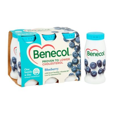 Benecol Blueberry Yoghurt Drink 6X67.5G x 2 Pack