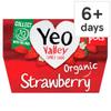 Yeo Valley Strawberry Yoghurt 4X120gr x 5 Pack view 1