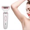 4 in 1 usb rechargeable electric shaver electric for women waterproof skin straightener stainless steel eyebrow view 4