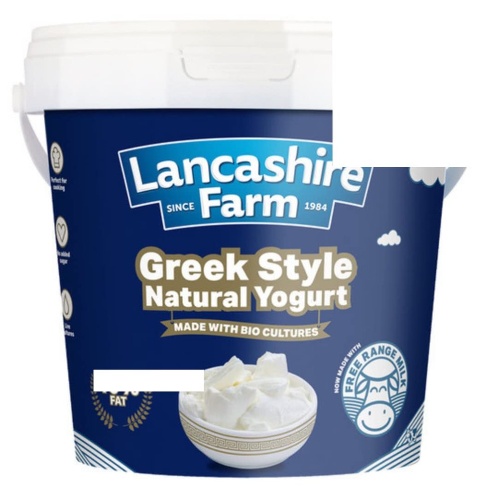 Lancashire Farm Greek Style Yoghurt 1kg x 5 Pack